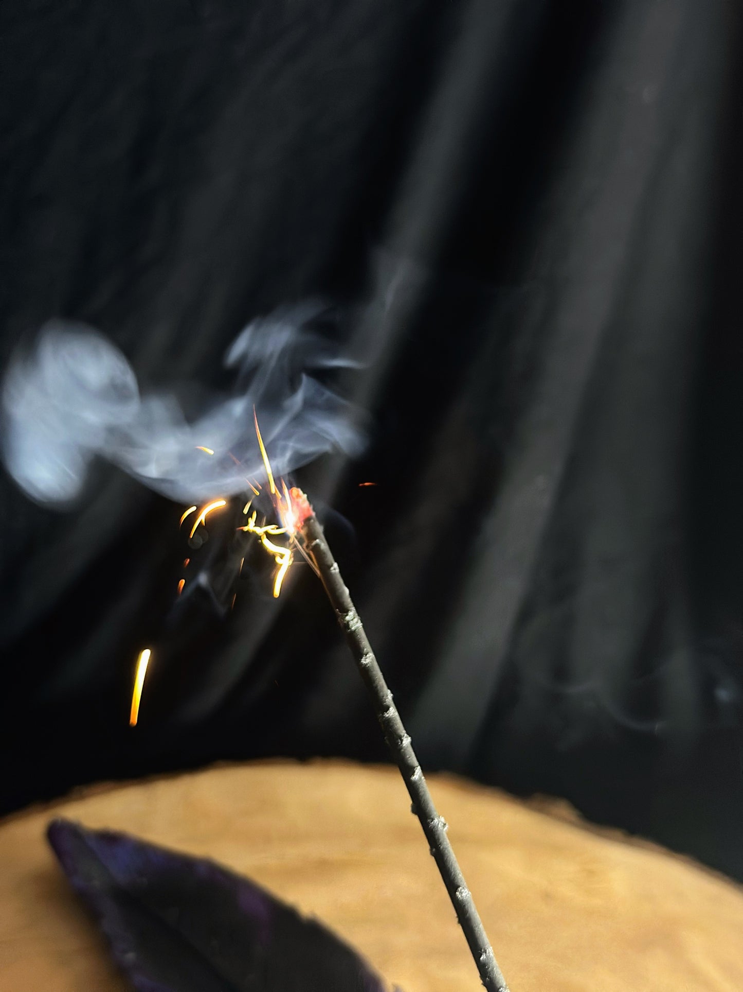 Cinderloom - Flickering Ritual Incense + Raven Feather Incense Holder