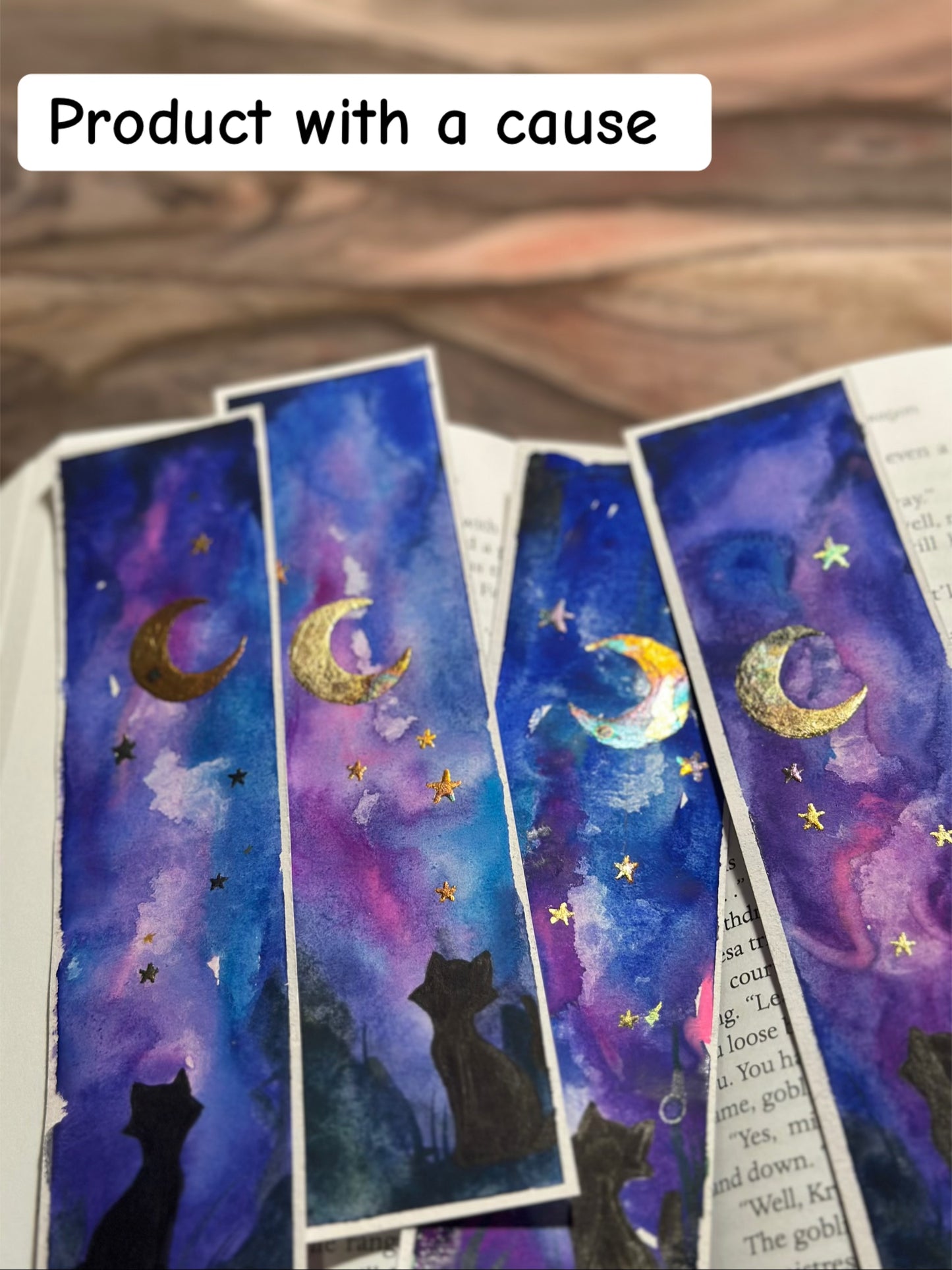 Whiskers bookmark - product with a cause