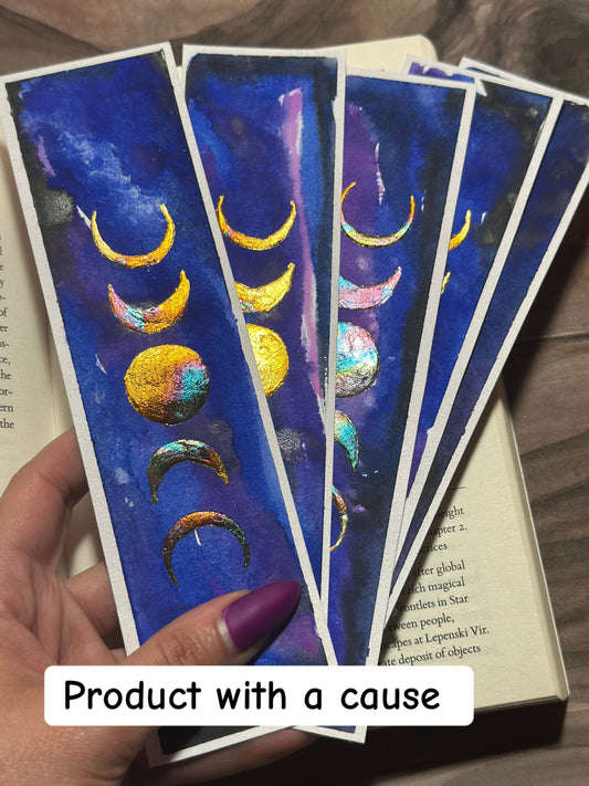 Moonlight bookmark - product with a cause
