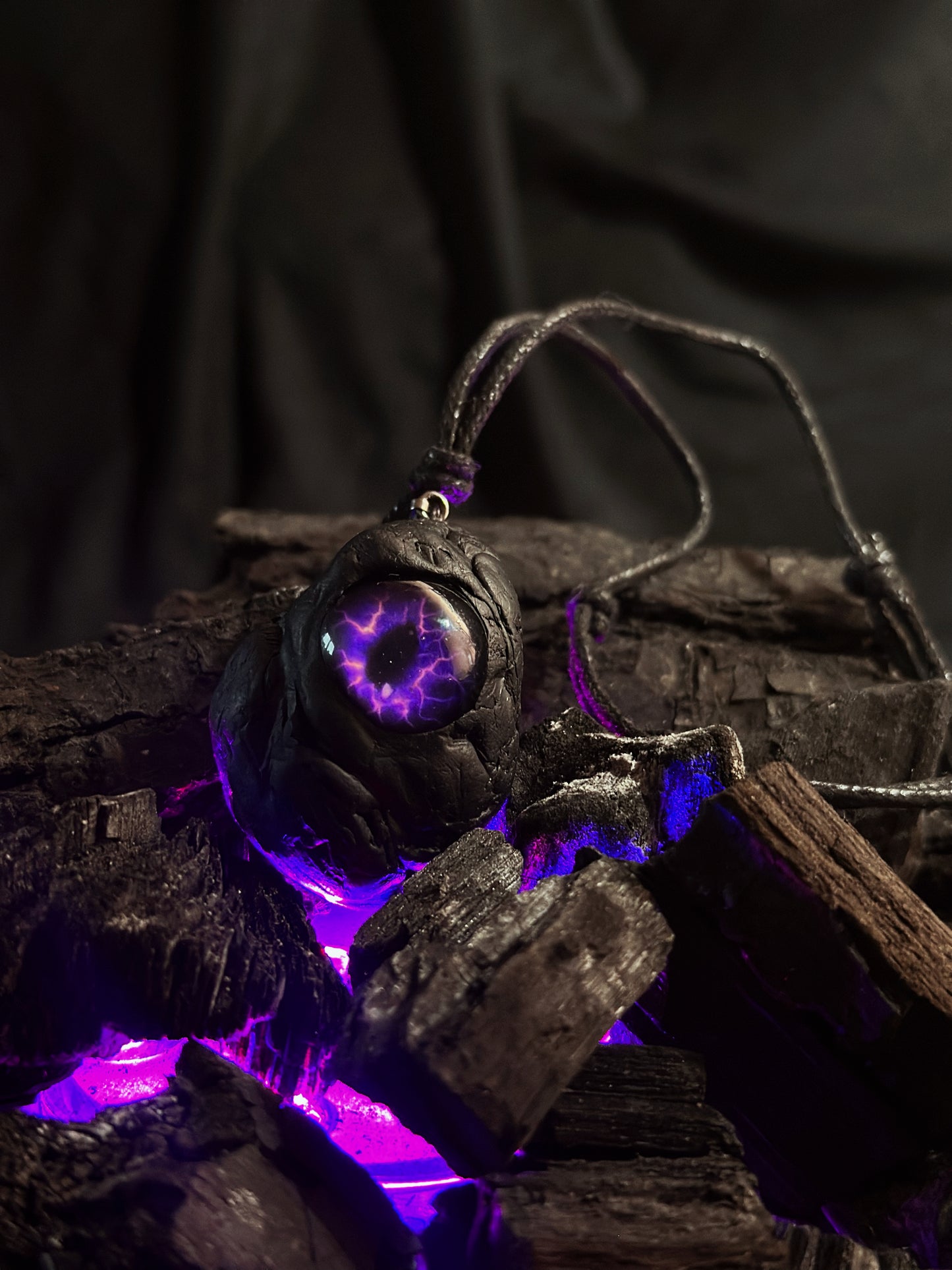 The Silent Observer - magical fantasy pendant