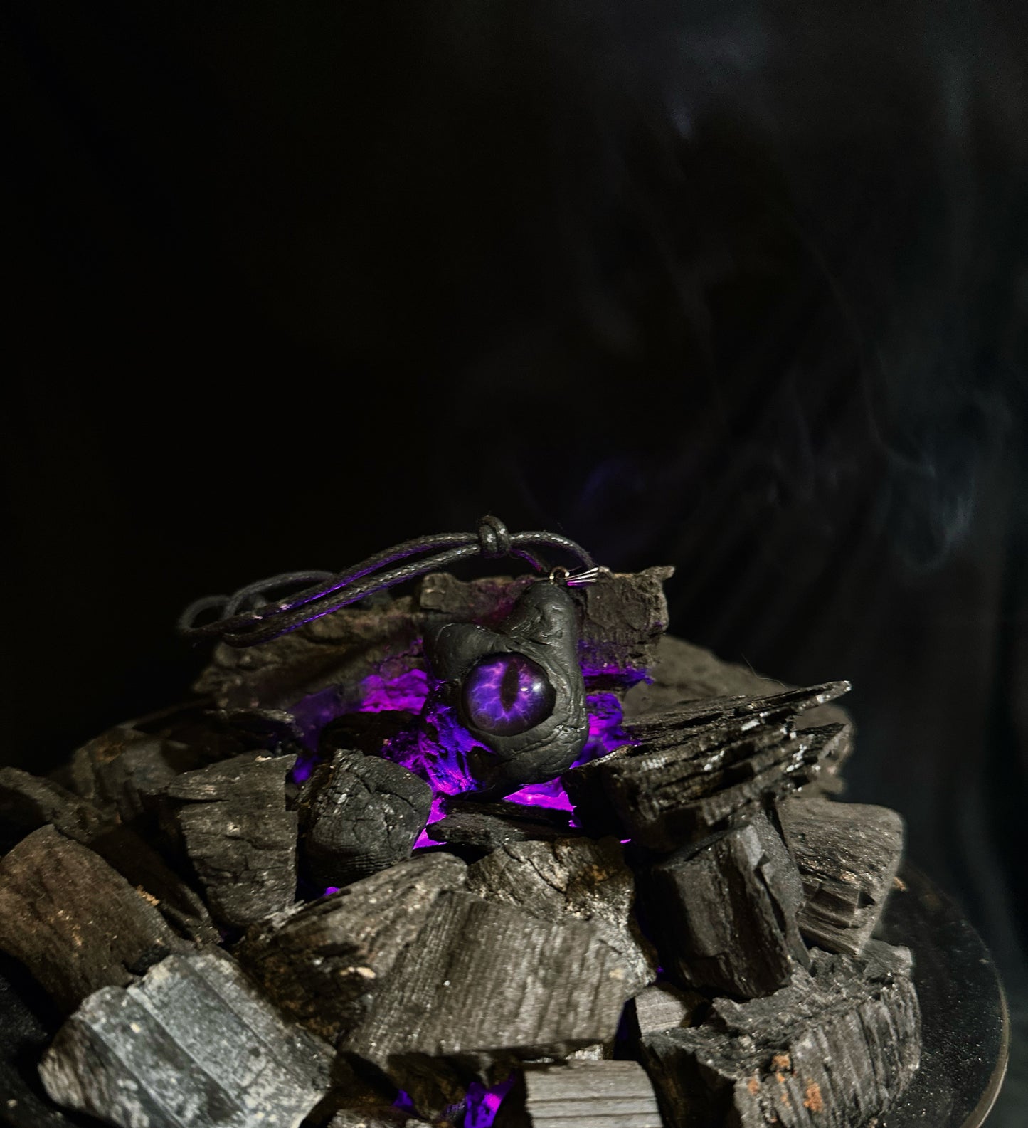 The Silent Observer - magical fantasy pendant